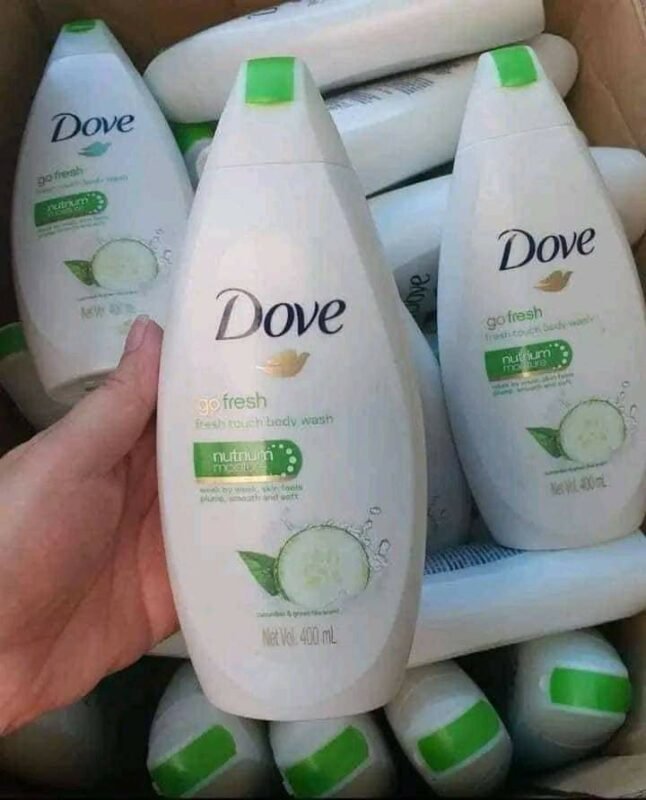 Dove body wash and spray pallet with 200 brand-new units